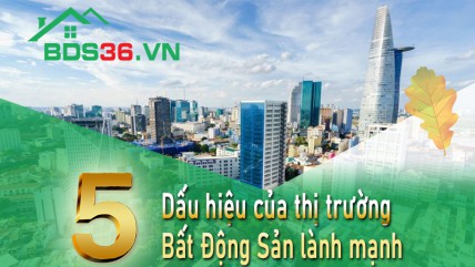 5 dấu hiệu của thị trường bất động sản lành mạnh