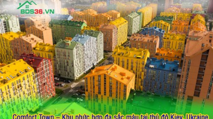 Comfort Town – Khu phức hợp đa sắc màu tại thủ đô Kiev, Ukraine