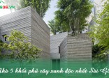 Nhà 5 khối phủ cây xanh độc nhất Sài Gòn