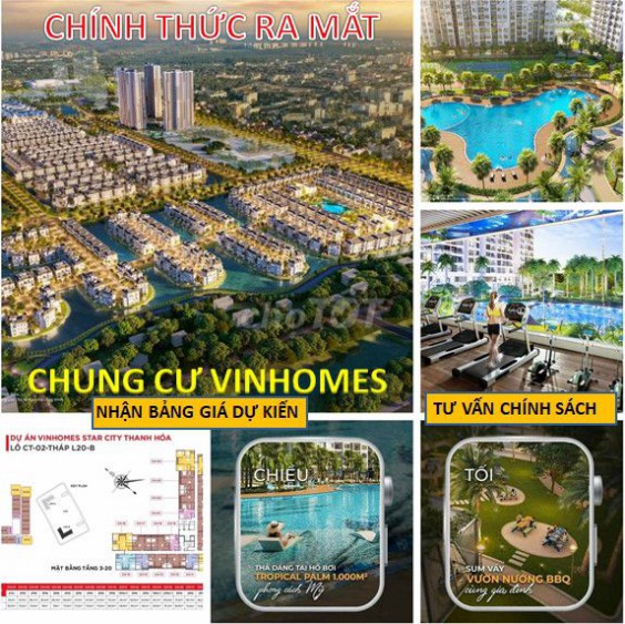 Mở bán căn hộ cao cấp Vinhomes PalmOaisis Đông Hải Thanh Hóa