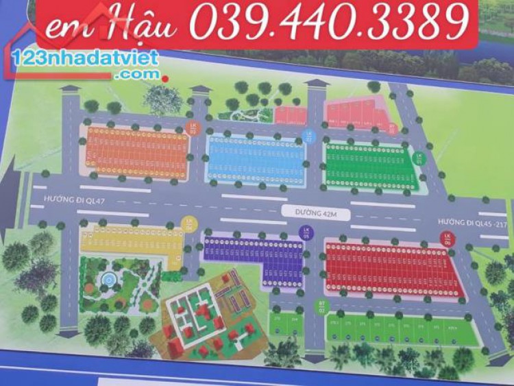 Bán lô đất giáp ve khu dân cư Yên Định Riverside, Thanh Hóa, 125m2, giá 1 ty 525