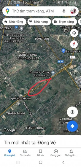 Bán 4.600m2 đất thương mại dịch vụ ngay đường tránh thành phố Thanh Hóa