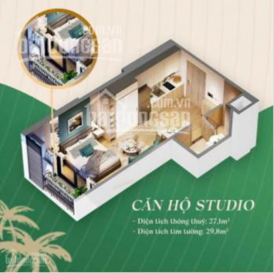 Căn studio cực đẹp tại dự án Vinhomes Thanh hóa, view bể bơi