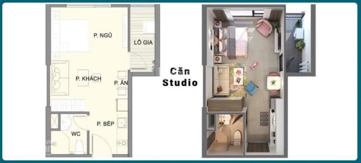 Căn studio cực đẹp tại dự án Vinhomes Thanh hóa, view bể bơi