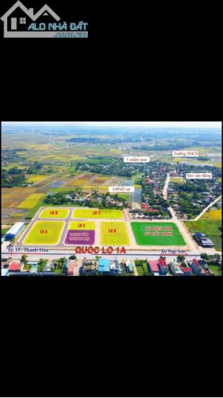 Bán đất Mb 5158 Xã Quảng Ninh Huyện Quảng Xương mặt đường quốc lộ 1A