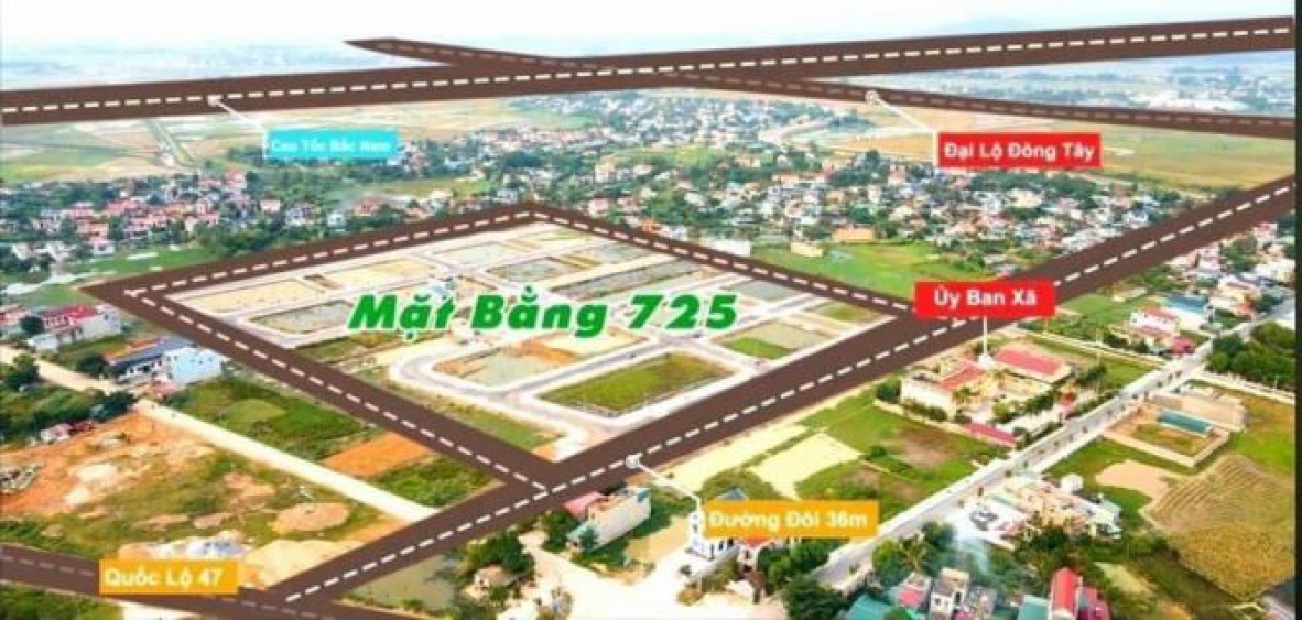 Đất nền tai Đông Khê Huyện Đông Sơn,Thanh Hoá mặt đường 36m