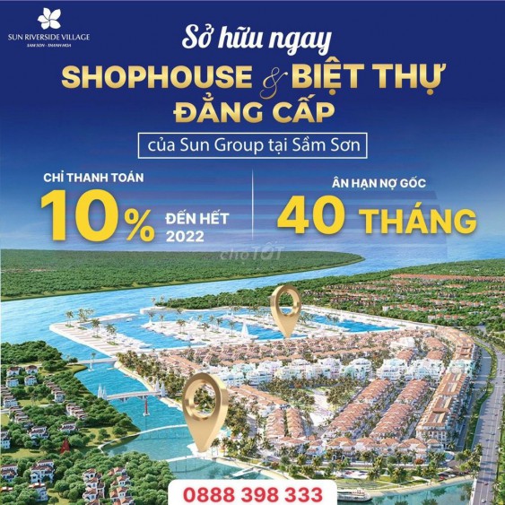 Bán Shophouse Sun Riverside Village Sầm Sơn-Thanh Hóa