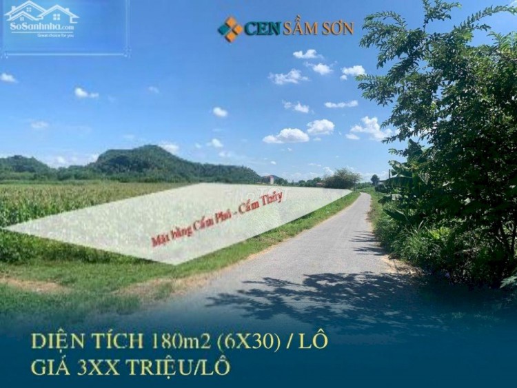 Cần bán gấp lô đất nền số 20 tại Huyện Cẩm Thủy Thanh Hóa