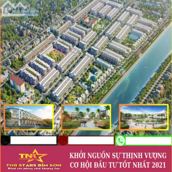 Cần bán gấp căn biệt thự 3 mặt tiền rộng 287m2 ở Bỉm Sơn, Thanh Hoá
