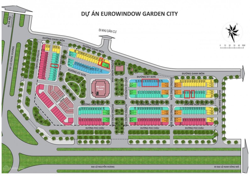 Còn duy nhất 14 căn shophouse 2 mặt tiền cuối cùng dự án Eurowindow Garden City