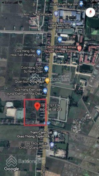 Lô đất 2 mặt tiền tại Quảng Xương ngay bệnh viện đa khoa huyện cách ngay Quốc Lộ 1A