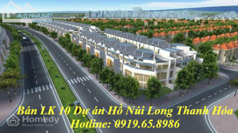 Bán nhà liền kề xây thô lk10 đường sep dự án hồ núi long Thanh Hoá