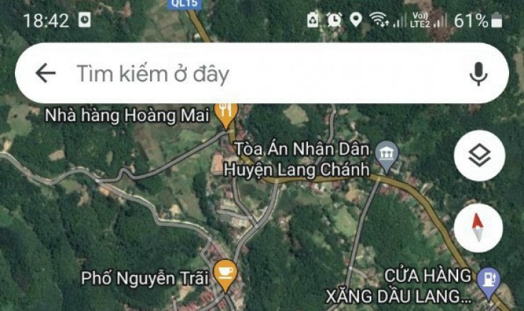 Đất Ở Đô Thị thổ cư 100% tại thị trấn Lang Chánh 7,5x20m