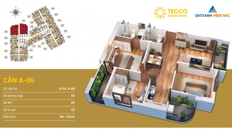 Căn hộ cao cấp Thành phố Thanh Hóa - Tecco Center Point sắp bàn giao