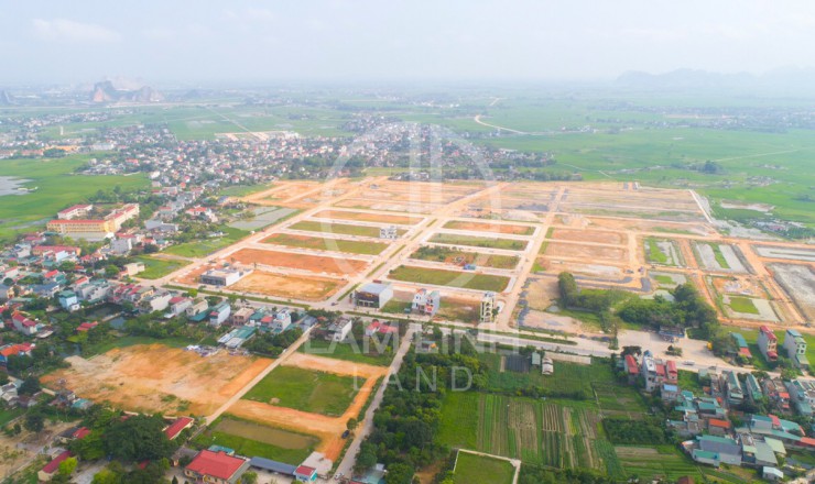 Đất nền biệt thự mb 1879 Đại đô Thị Đông Sơn, Đối diện bệnh viện ĐK Đông Sơn.