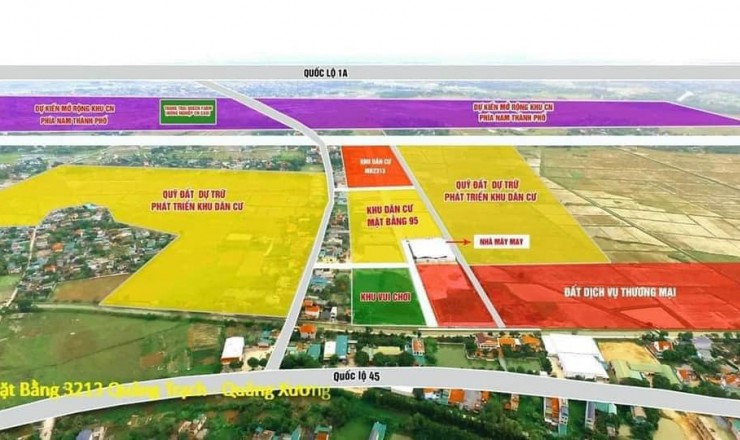 Bán đất MB 3213 Quảng Trạch, Quảng Xương sát TP Thanh Hóa giá đầu tư chỉ 1 tỷ 1xxtr/nền 125m