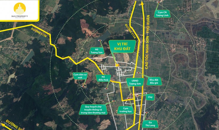 Đất nền giá rẻ tại Tượng Sơn Nông Cống chỉ từ 270 đến hơn 300 triệu/lô