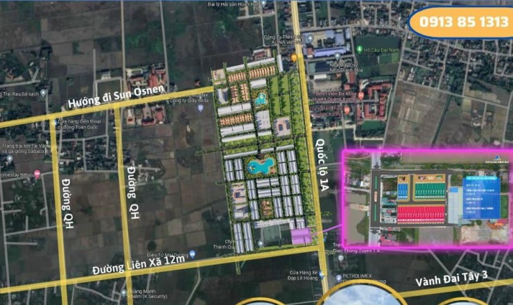 cần tiền bán gấp lô đất thị trấn Tân Phong cách quốc lộ 1A hơn 50 m