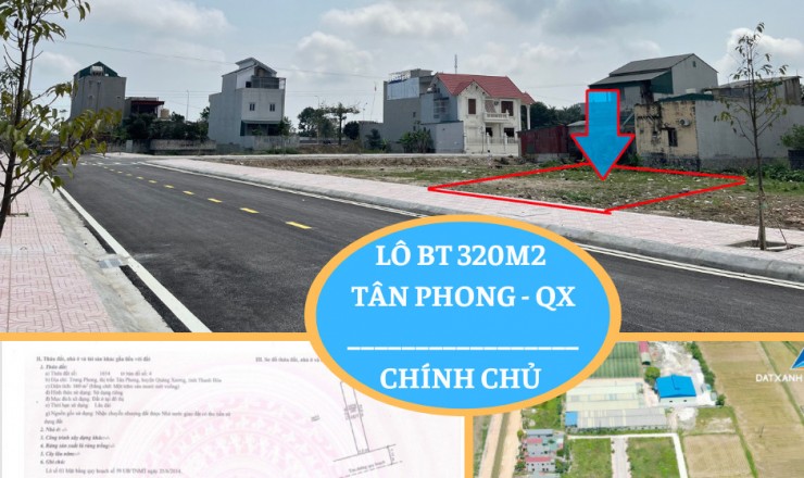 bán đất thị trấn Tân Phong,đường rộng thênh thang mà giá chỉ hơn 7tr/m
