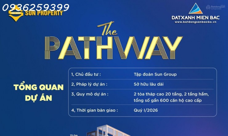 Dự án The Pathway Sầm Sơn căn hộ cao cấp view quảng trường biển Sầm Sơn