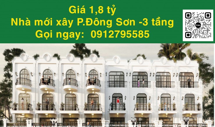 Nhà 3 Tầng Mới Xây Đường Phạm Ngũ Lão tp.Thanh Hoá