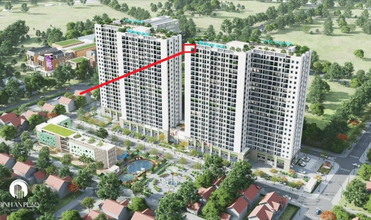 Bán căn góc 2 ngủ rẻ hơn 130 triệu so giá thị trường tai chung cư Bình An plaza