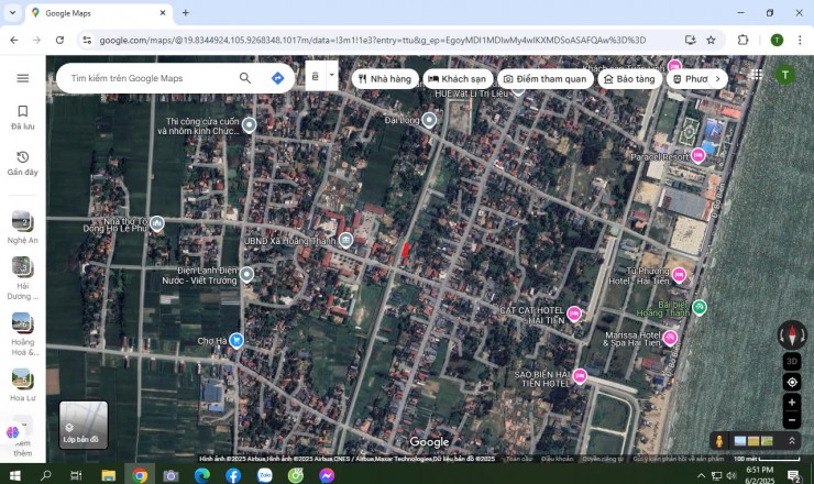 Bán đất mặt tiền đẹp, ven biển, Đường Kênh Trường Phụ Xã Hoằng Thanh, Huyện Hoằng Hoá