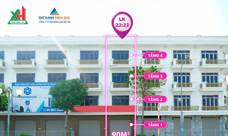 Nhà sổ đỏ 4 tầng mặt đường Trịnh Kiểm -6.1 tỷ