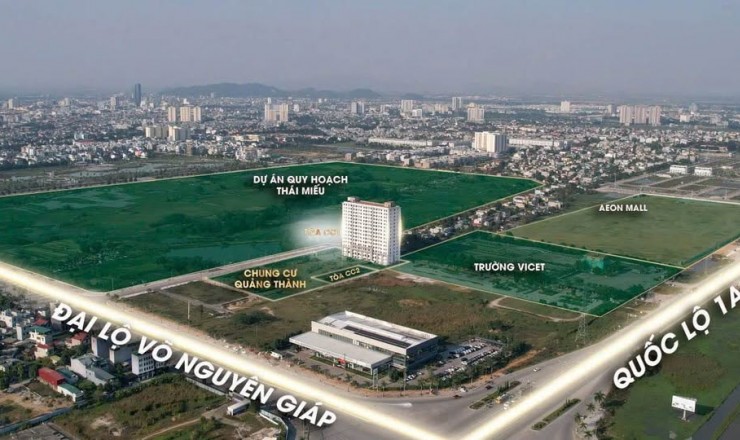 Hơn 800tr có ngay căn chung cư 2 phòng ngủ tại TP Thanh Hóa