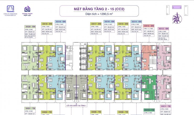 Hơn 800tr có ngay căn chung cư 2 phòng ngủ tại TP Thanh Hóa