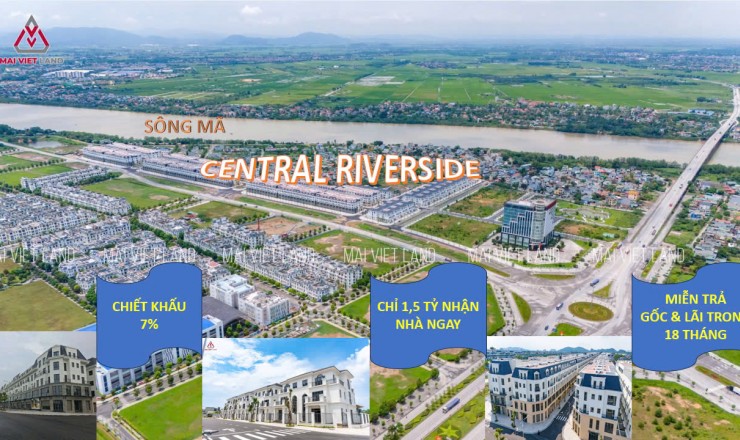 BÁN NHÀ PHỐ 5 TẦNG CENTRAL RIVERSIDE THANH HÓA GẦN NGAY ỦY BAN TỈNH CHỈ 5,X TỶ