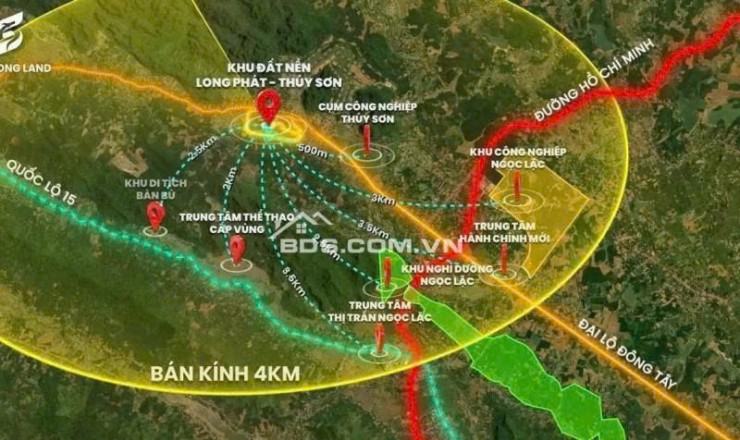 Đất Nền Long Phát – Thúy Sơn,Gần Khu Công Nghiệp - Nhiều Tiện Ích Sẵn Sổ Đỏ -Sang Tên Ngay, Giá Cực Tốt Chỉ Từ 1tr/M2