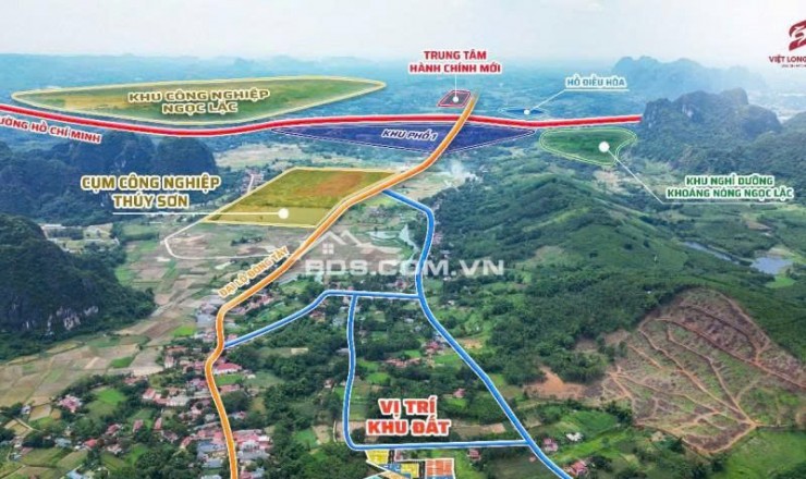 Đất Nền Long Phát – Thúy Sơn,Gần Khu Công Nghiệp - Nhiều Tiện Ích Sẵn Sổ Đỏ -Sang Tên Ngay, Giá Cực Tốt Chỉ Từ 1tr/M2