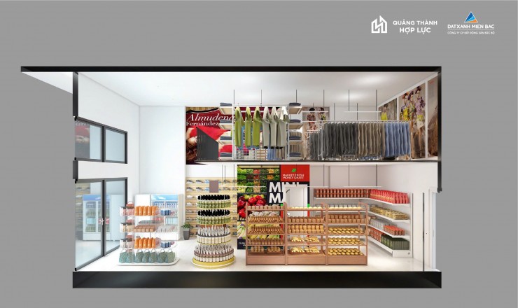 Shophouse chân đế chung cư 1.3 tỷ -30 m2 sở hữu lâu dài