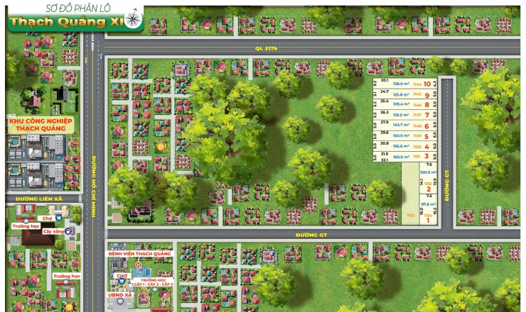 Bán các quỹ đất nền tại Thạch Thành – Thanh Hóa: Giá Đầu tư F0 từ 180tr/lô/123m2