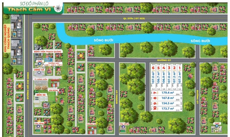 Bán các quỹ đất nền tại Thạch Thành – Thanh Hóa: Giá Đầu tư F0 từ 180tr/lô/123m2