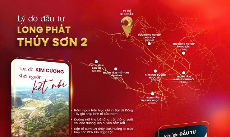 Bán đất Ngọc Lặc Thanh Hóa 158 triệu, cách trường học, khu công nghiệp 500m, trung tâm huyện 3km