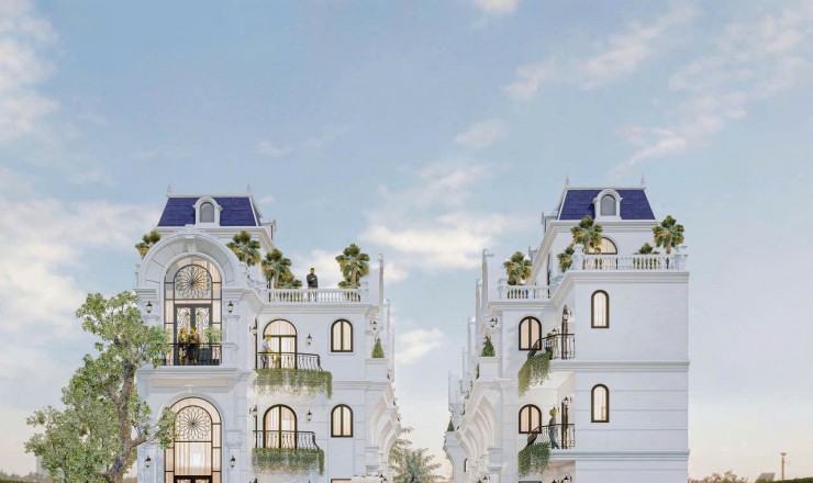 Hơn 4 tỷ/ căn Biệt thự 3 mặt thoáng gara ô tô riêng siêu đẹp - Tân cổ điển