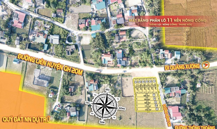 MỞ BÁN ĐẤT ĐẸP THÔN 1 – THẮNG LỢI, THANH HOÁ