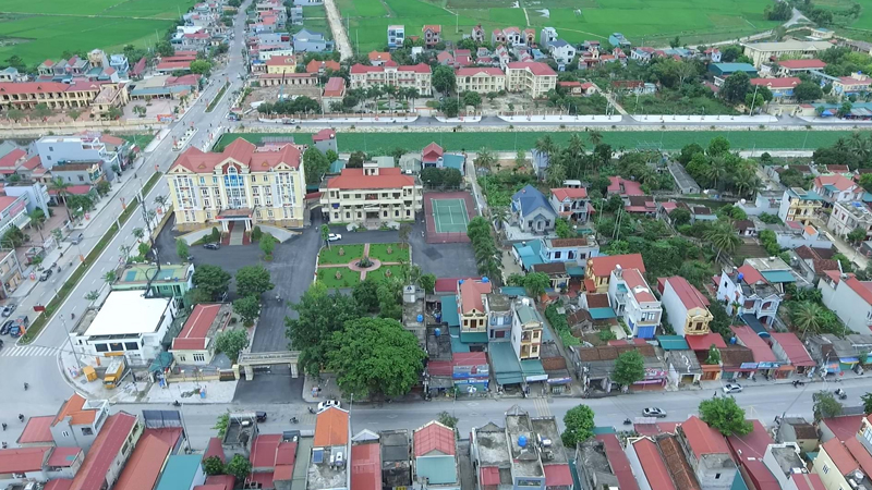 Các khu dân cư mới tại huyện Hậu Lộc sẽ được xây dựng đồng bộ và hiện đại