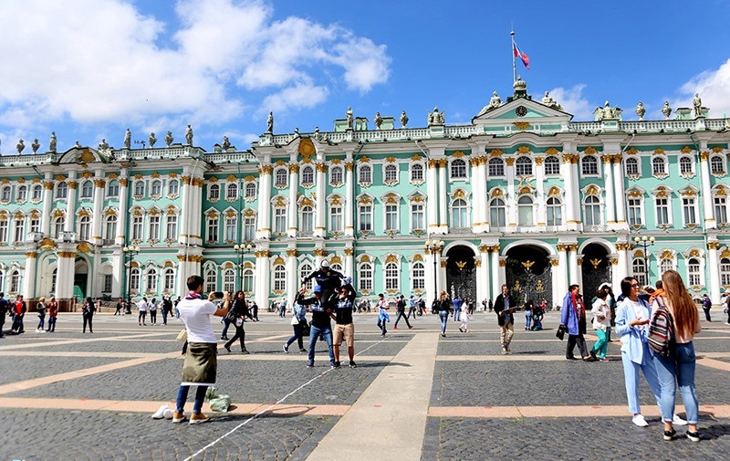 Cung điện được thiết kế theo lối kiến trúc Baroque 
