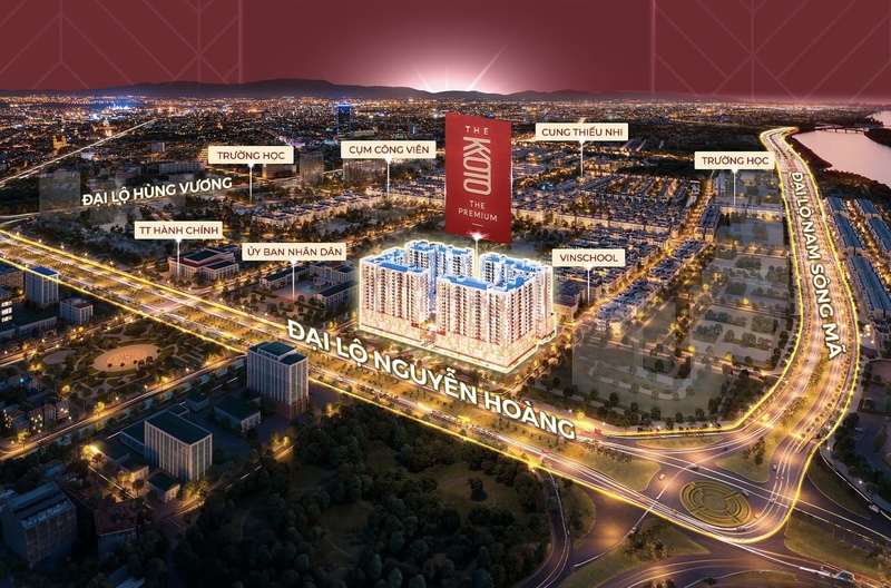 Vị trí chiến lược của phân khu The Kyoto Vị trí chiến lược của phân khu The Kyoto