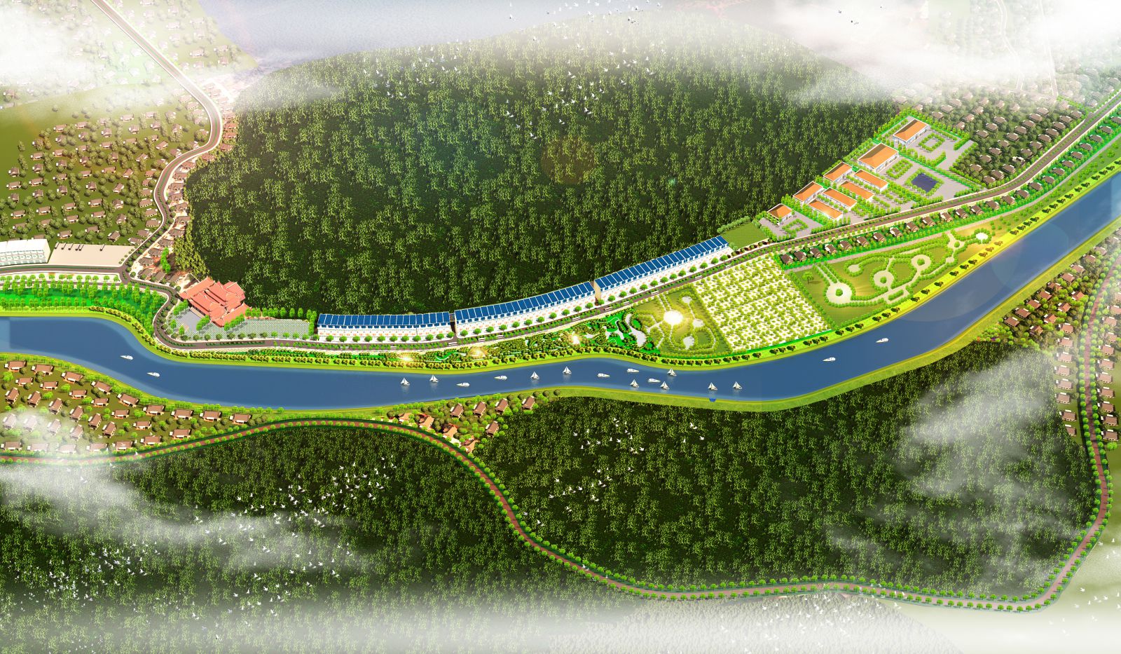 Phố cảnh tổng thể Khu dân cư Hà Sơn Green River