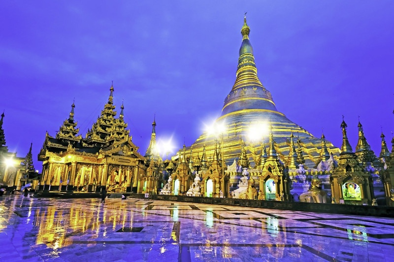 Tìm hiểu về kiến trúc ngôi chùa Shwedagon