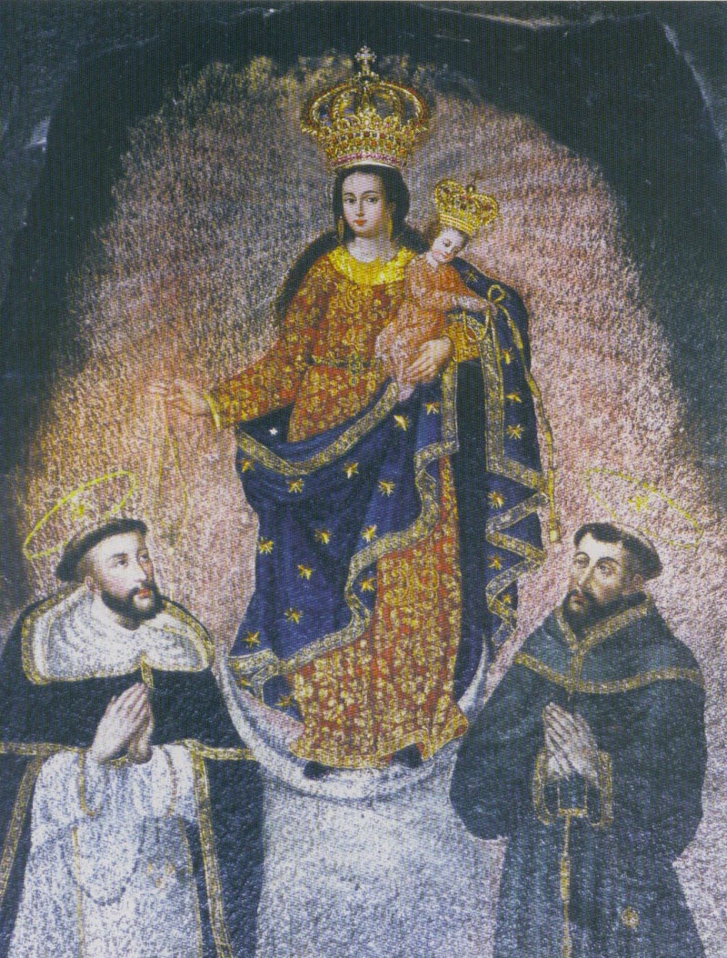 Bức tranh đá “Đức mẹ làm phép lạ” ở nhà thờ Las Lajas