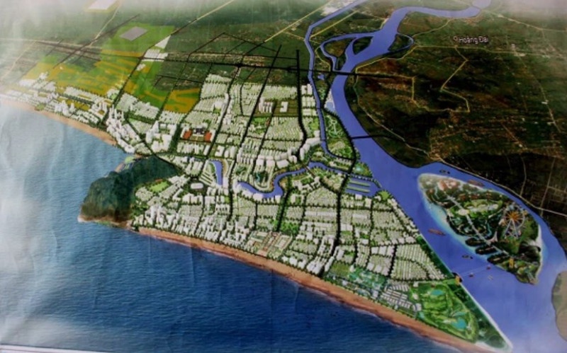 dự án khu dân cư thuộc phía đông của trung tâm hành chính TP. Sầm Sơn 
