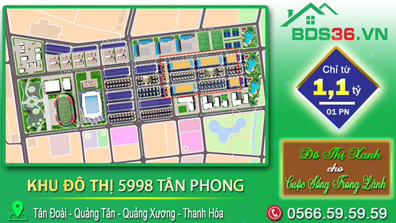 Dự án MB 5998 Tân Phong - Đô thị xanh cho cuộc sống trong lành