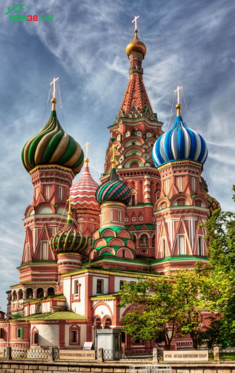 St Basil được đánh giá là nơi có kiến trúc đẹp nhất nước Nga