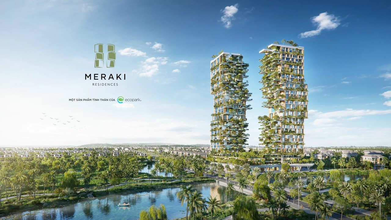 Meraki Residences gồm 2 tòa tháp với quy mô hơn 1ha