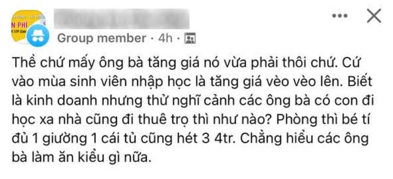 Nhiều phản ánh giá nhà quá cao nhưng vẫn phải chấp nhận 